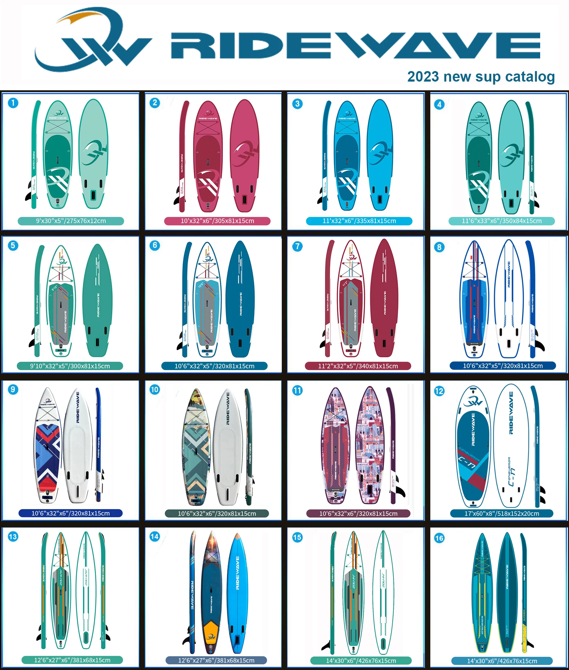 RIDEWAVE Inflatable Stand up Paddleboard sup Board Waterplay Surfing Surf Board Inflatable Paddle Board sup