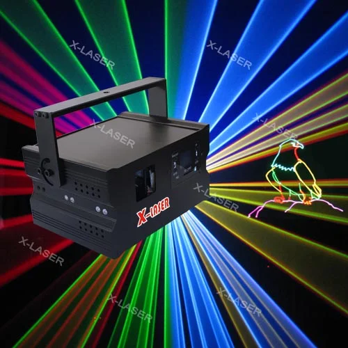 Professional Waterproof Outdoor RGB Full Color Animation Laser Light for building logo Stage Disco Party Stage light