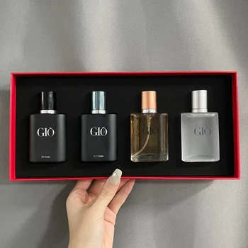 Wholesale factory 4 types men's perfume original long time lasting smell fragrance body spray parfum perfume gift sets