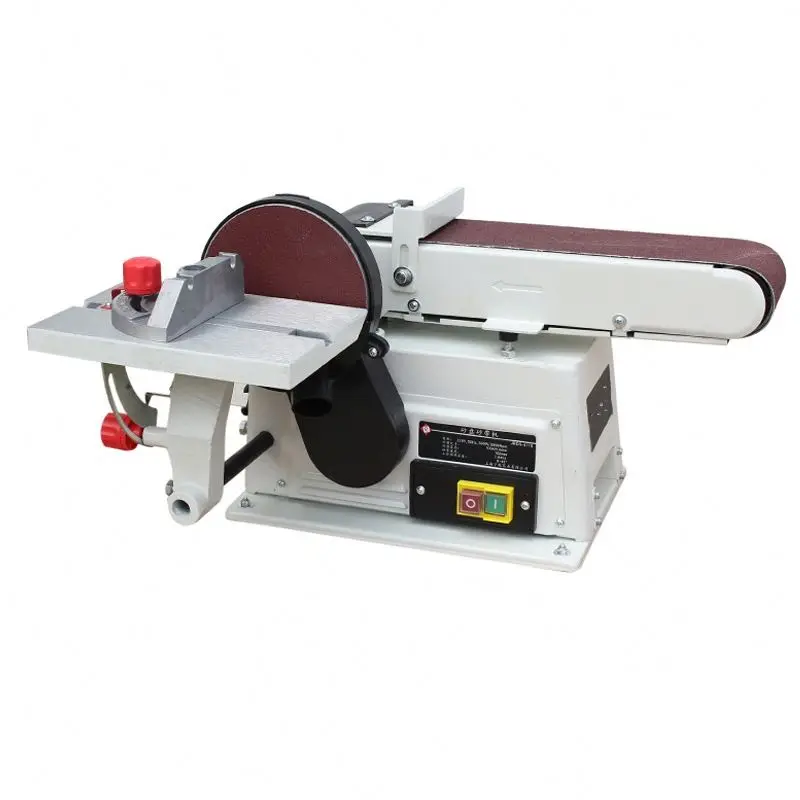 TEBAK 500W All Copper Motor Vertical Sand Belt Machine for Woodworking