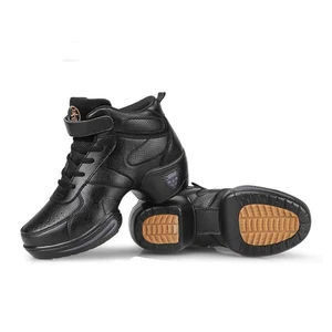 Women Heighten Jazz Shoes Beef Tendon Bottom Square Dance Shoes