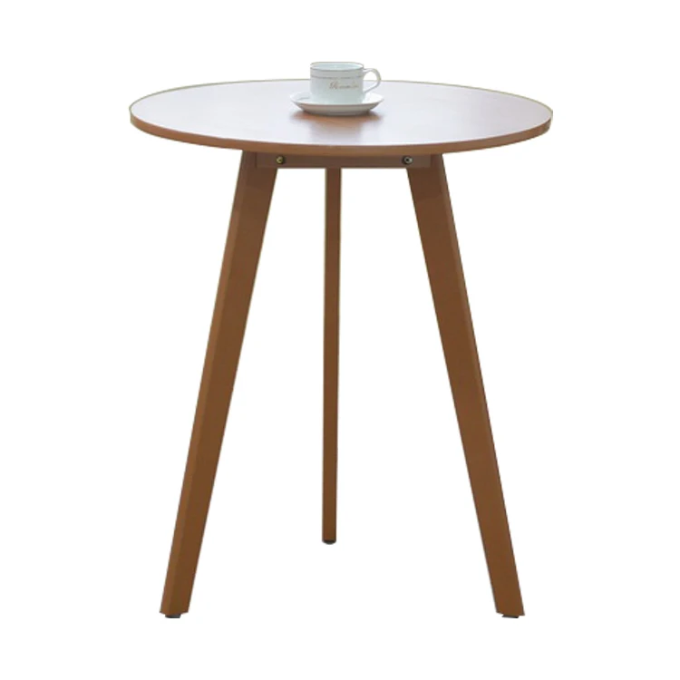 Cheap  Wood Round Nordic Coffee Table Round Modern Nested Coffee Table Modern Style Minimalist Modern Designer Leaf Tea Table
