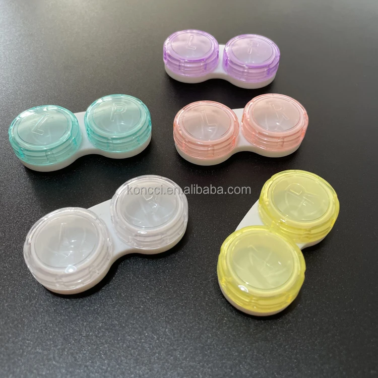 Transparent Contact Lens Storage Case