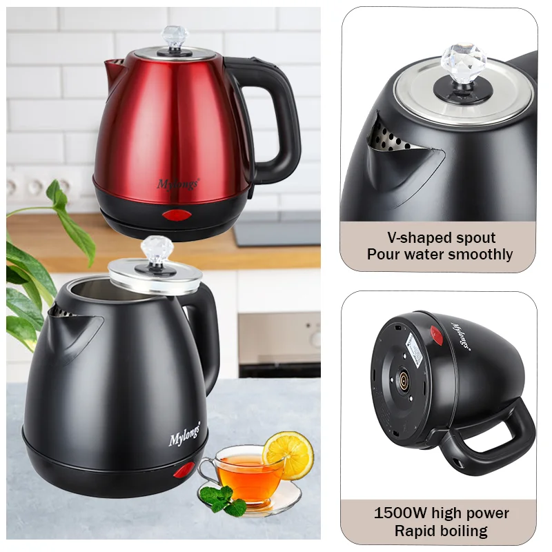 Mylongs Electric Kettle Fast Boil Water Heater Kettle