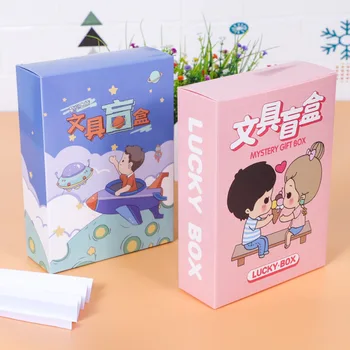 5er-Set Weihnachts-Briefpapier Blindbox – Für Kinder, Inkl. Stifte, Aufkleber & Nachfüllungen