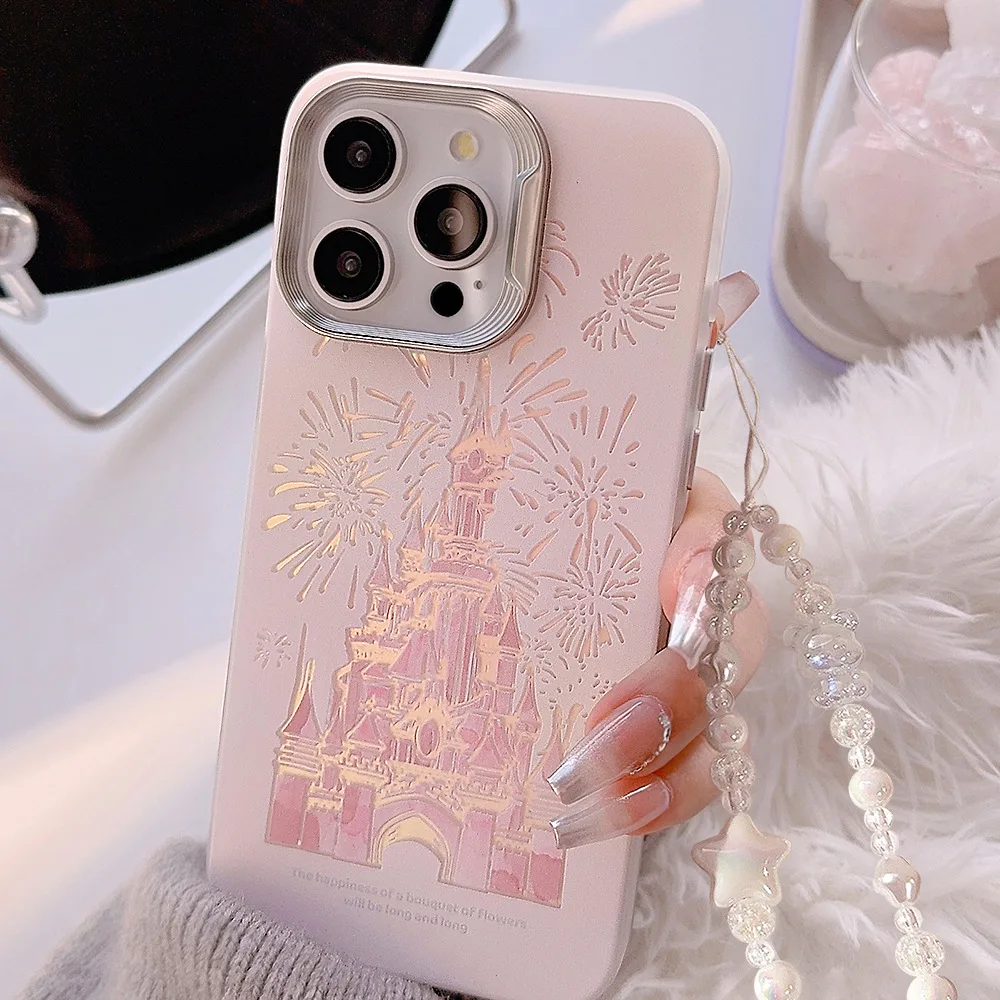 Laudtec Case for iPhone 16 Pro Cute 3D Pink Bowknot Slim Aesthetic Design Women Teen Girls Phone Cases Cover