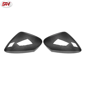 replaceable dry carbon fiber material car parts side mirror cover for 992.1 2019- Carrera taycan 9J1.1 2020-up