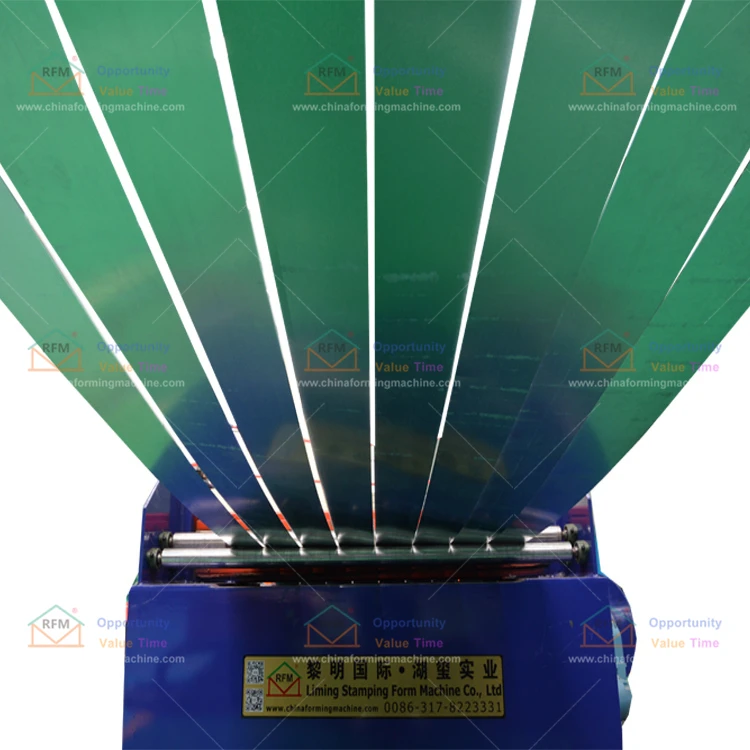 Heating Pipe Industry Steel Strip Slitting Line Roll Forming Machine