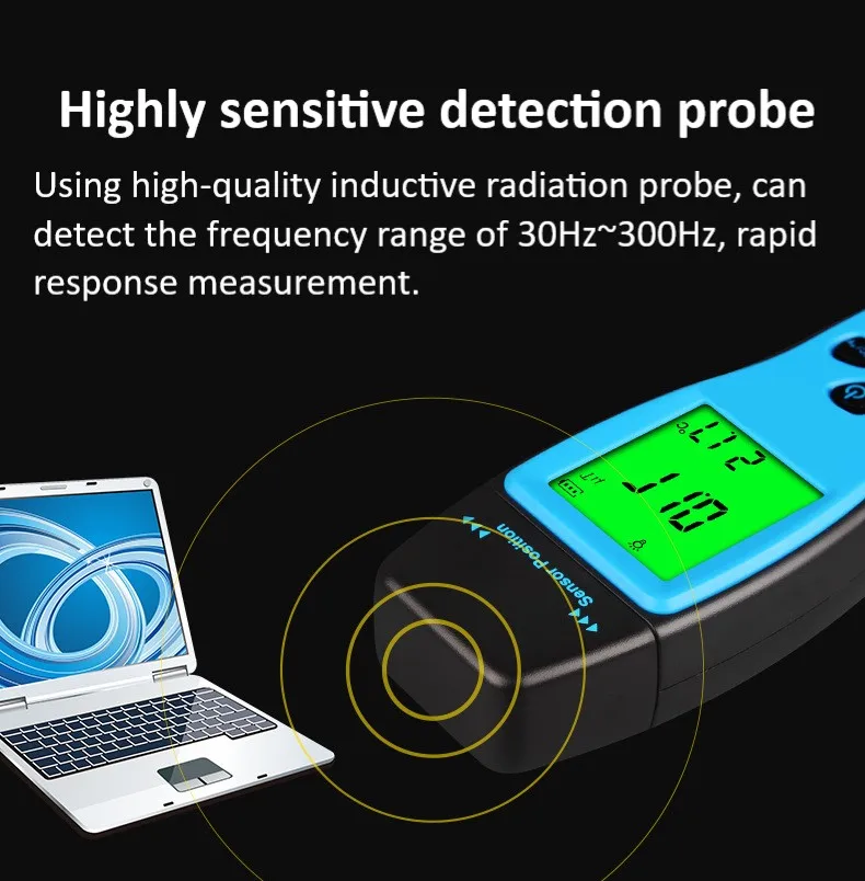As1392 Nuclear Radiation Detector Lcd Emf Meter Field
