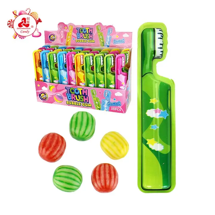 toothbrush bubble gum