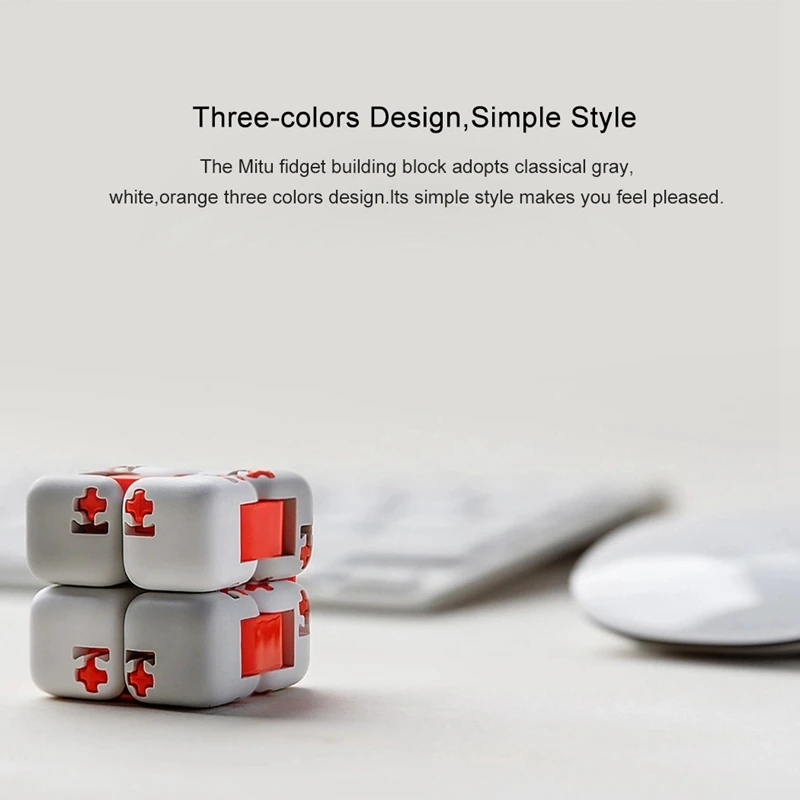 Hotsale Original Xiaomi Mitu Mini fidget cube Portable Smart Finger Building Blocks mitu cube fidget spinner popular