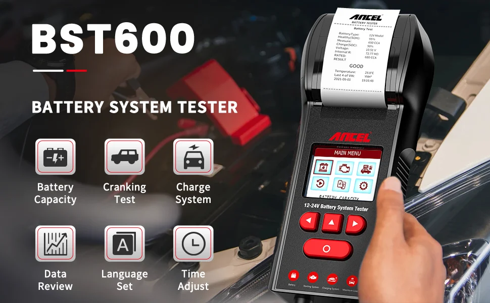ANCEL BST600 Battery Tester