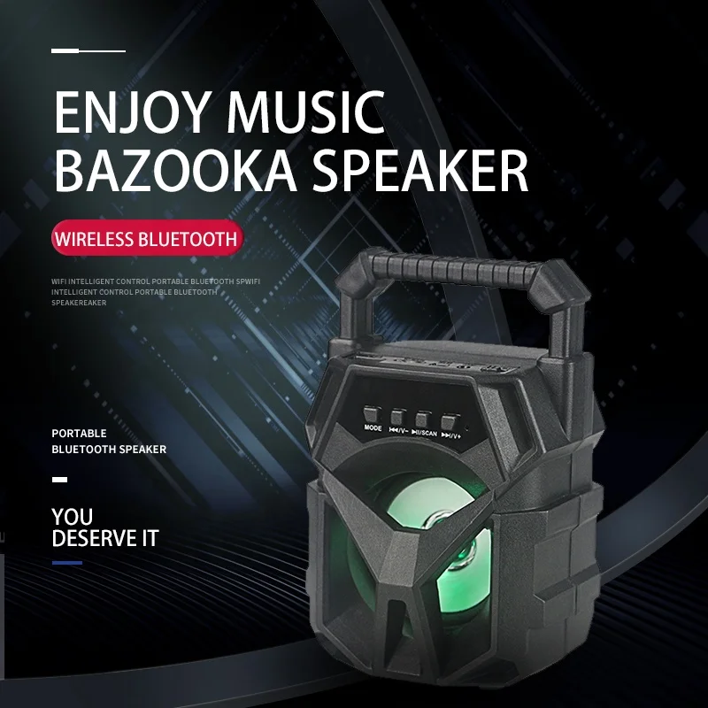 Portable Bluetooth Hooked Full Range Speaker for SmartPhone Laptop Player Outdoor Wireless Audio