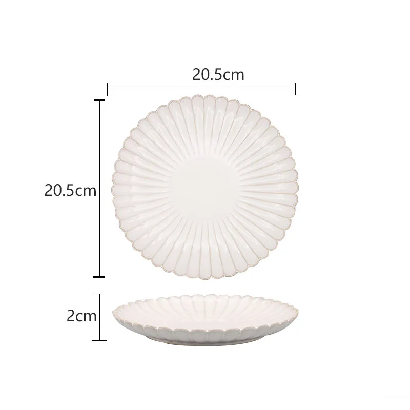 20 Pz 8.5x5.5mm Piatto Rotondo Forma Modelli di Fiori di