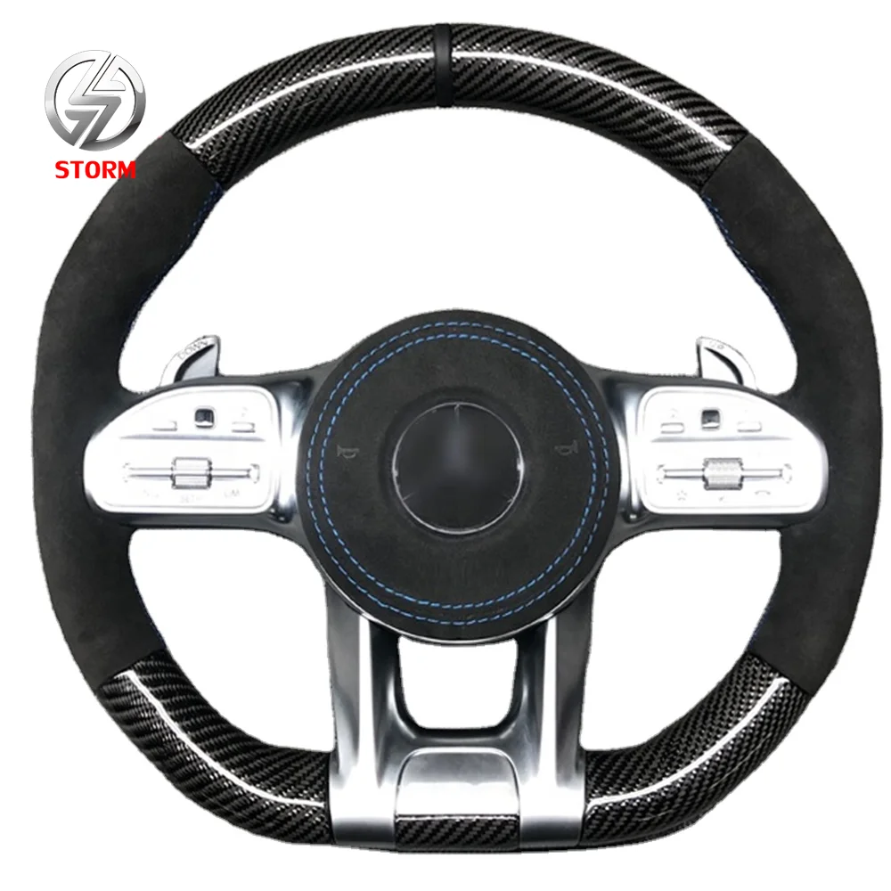 High Quality Custom Carbon Fiber Steering Wheel For Amg Buy Amg Carbon Steering Wheel Othter