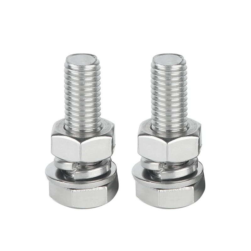 Bolts Nuts Washers A2 A4 Stainless Hex Bolt Nut Washer 316 SS 304 SS Bolts and Nuts
