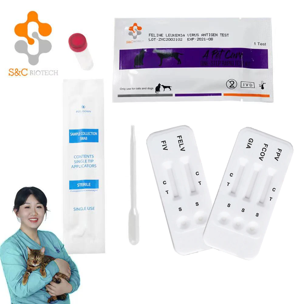 Veterinary Testing Kits Fipv Cat Feline Infectious Peritonitis Test Kit