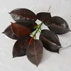 18cm red short branches of rubber tree