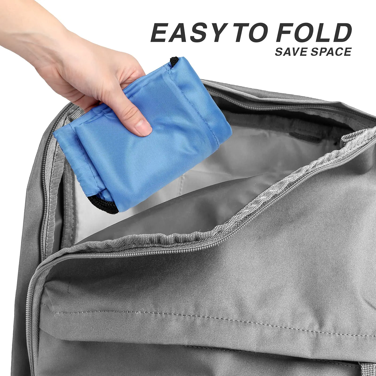 Factory Custom Logo Drawstring Bags Packaging Waterproof Blue Backpack