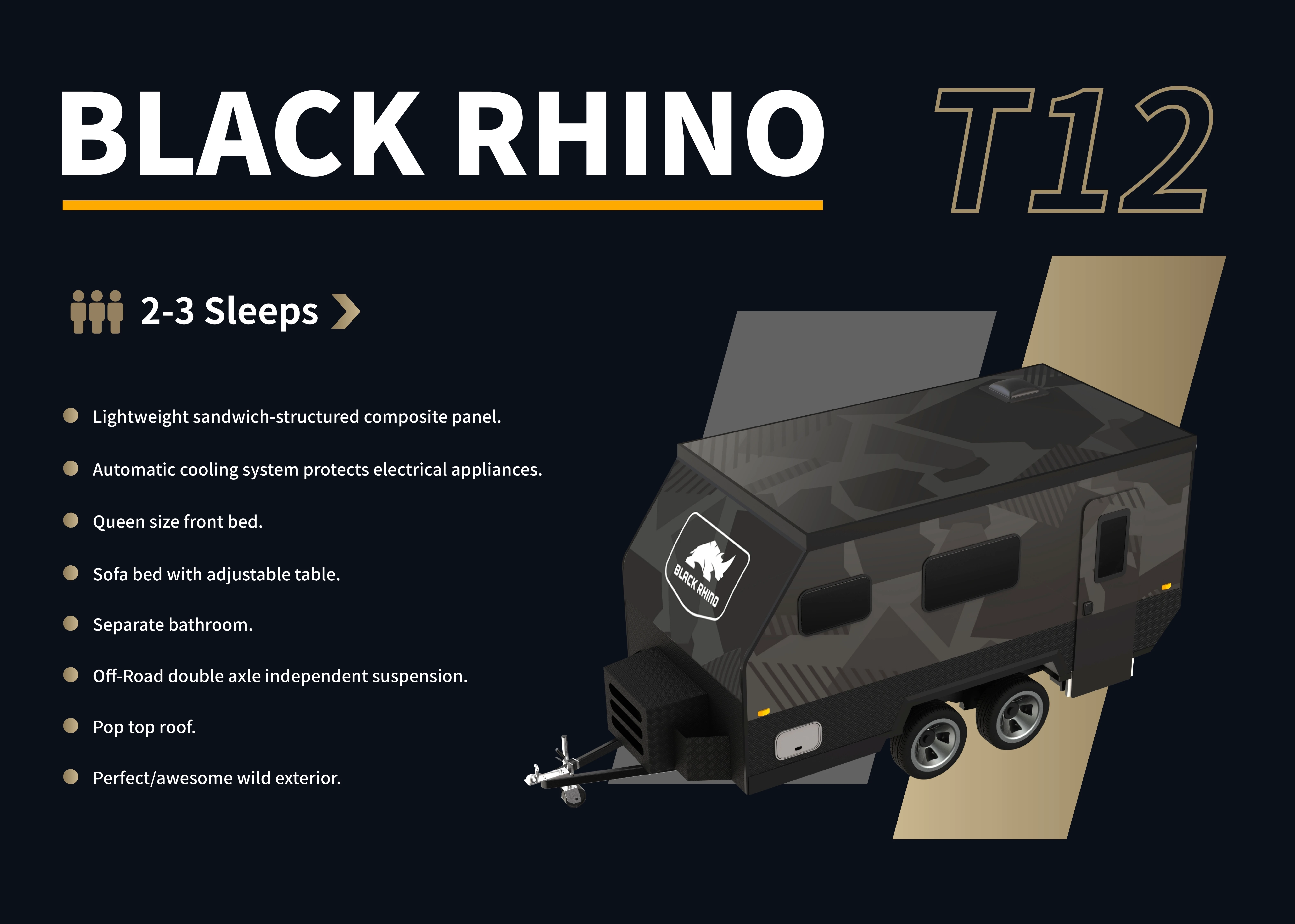 Camper Motorcycle Pull Behind Camper Trailer Off Road Australia With