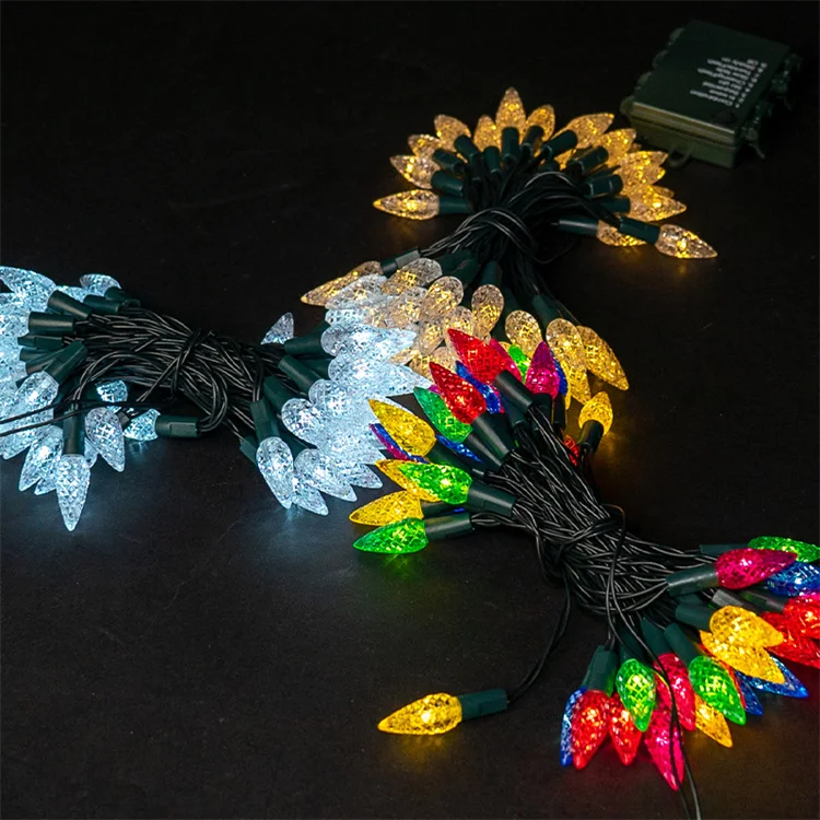 3 AA Battery Operated Strawberry LED String Lights Holiday Lighting Garden Light Landscape Decoration Outdoor