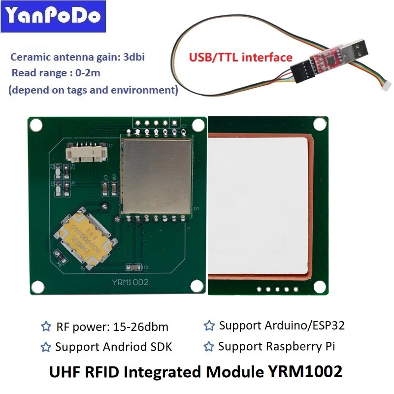 Invelion Yrm The Antenna Is Integrated With The Pcb Uhf Rfid