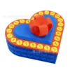 8cm blue box red ribbon gold screw