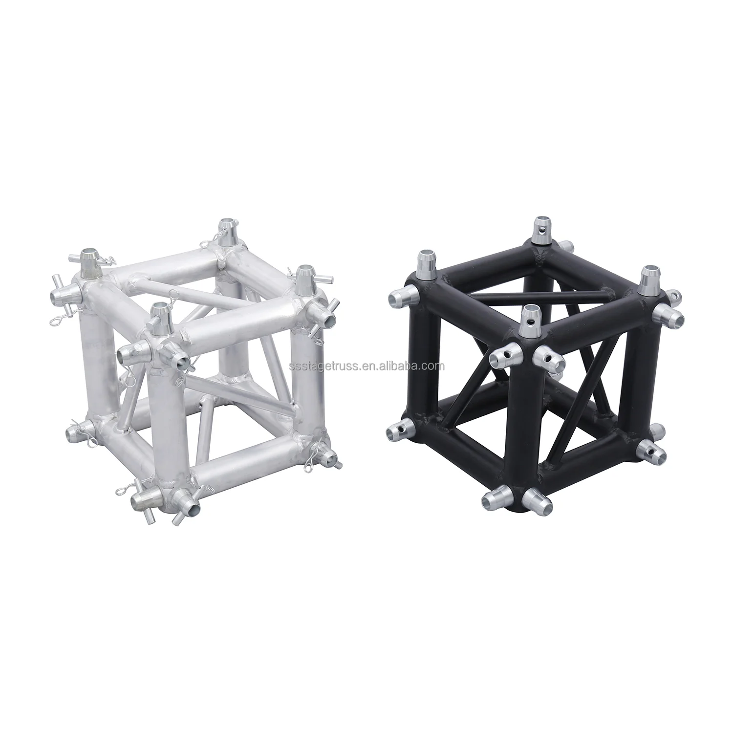 product factory price high quality 290mm aluminum six way box truss corner spigot truss connection accessories for sale-9