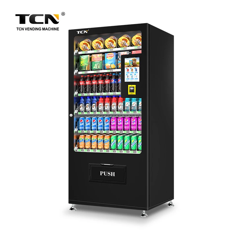 TCN Snack Vending Machine Small Business Machine Ideas Slim Cashless Vending Machine With QR Code for Southeast Asia