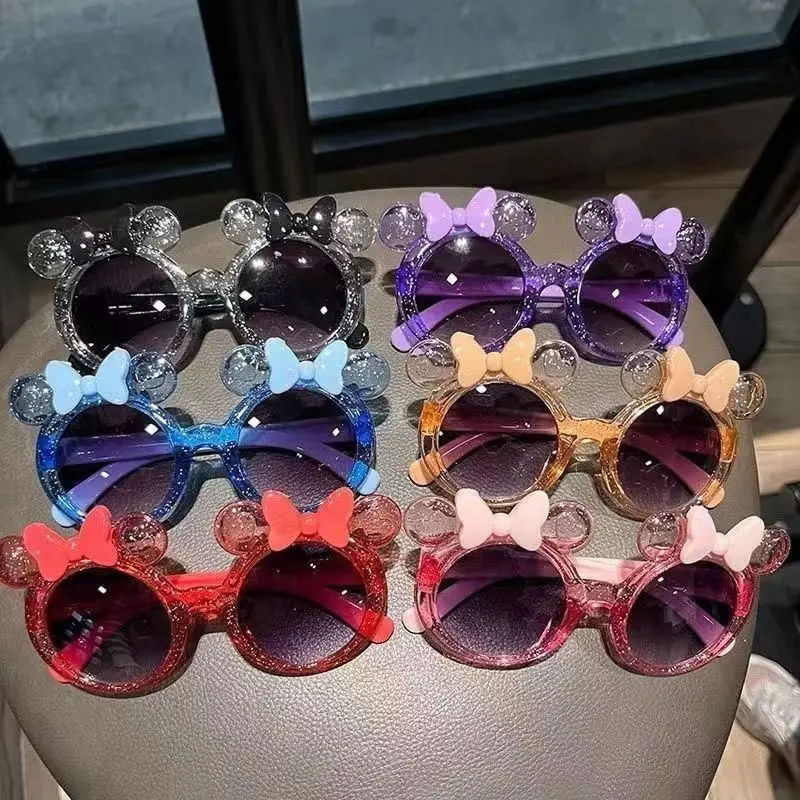 Trendy UV Resistant Kids Sunglasses with White Frame