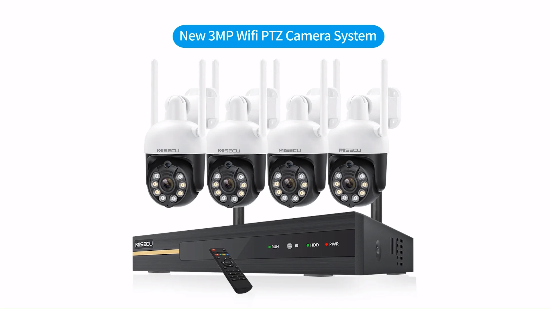 Outdoor 8channel Wifi Security Ptz Cctv Kit Of 8 Cameras Motion