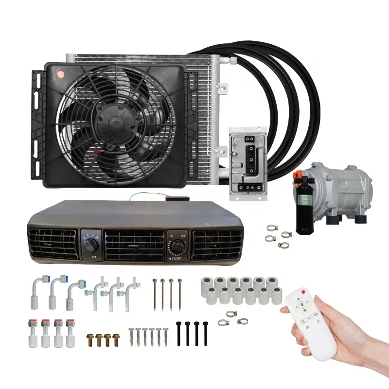 24V 12V 電動ミニスプリットトラック用スリーパーエアコン パーキング