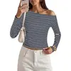 Striped Navy White