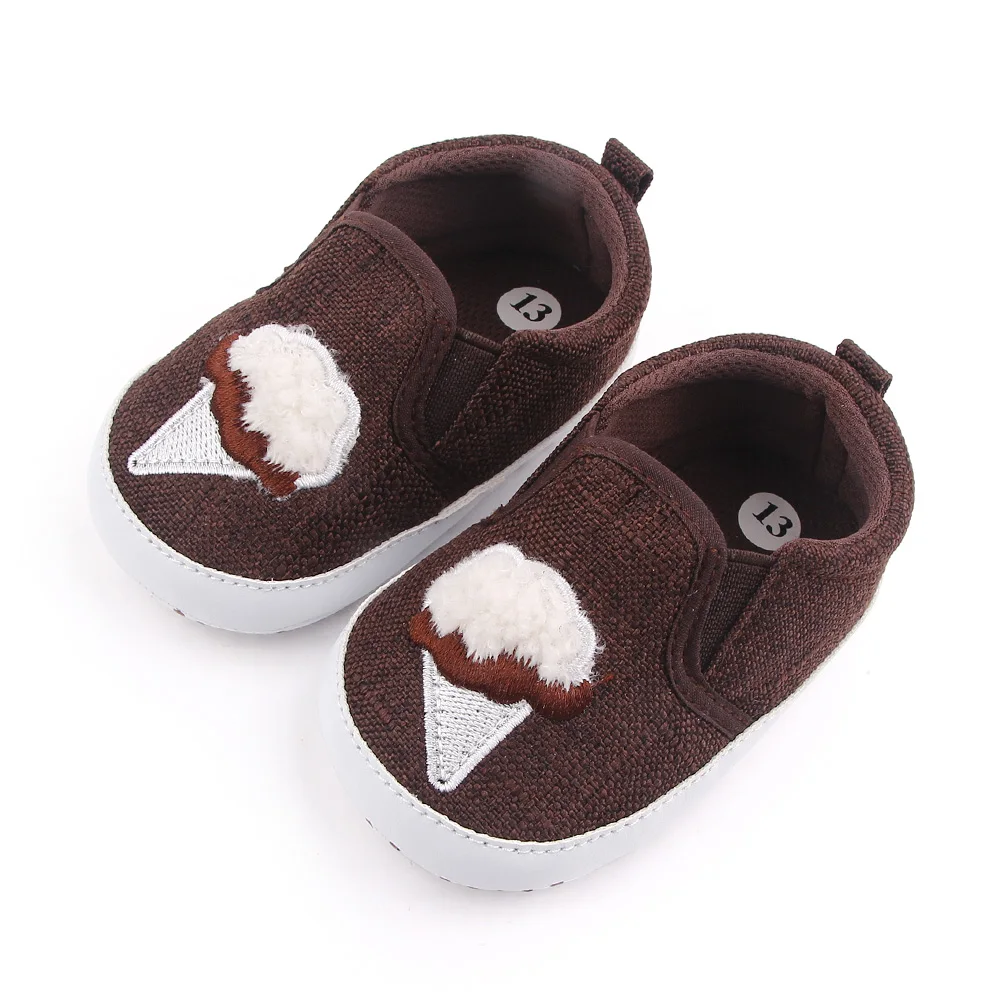 New Baby Shoes Solid Cute Ice Cream Breathable Casual Newborn Baby Toddler Shoes supplier