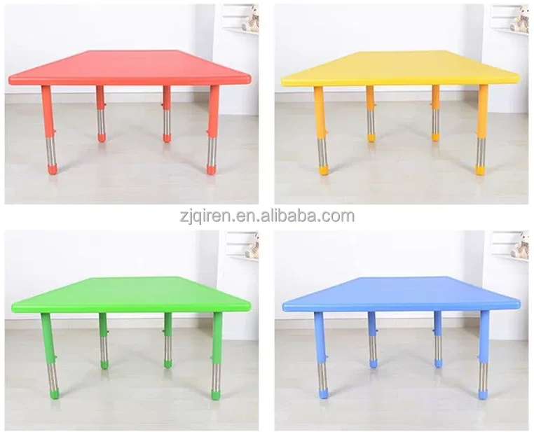 Wholesales Plastic Kids Table And Chair Set Stainless Steel Adjustable
