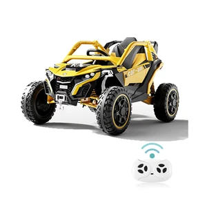 Unisex Kids Electric Ride-On Rechargeable Remote Control Vehicle New UTV Plastic Battery-Powered Car for Children