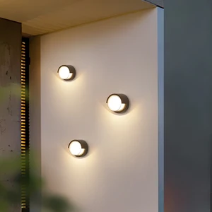 Decoration Outdoor Wall Lights Round Aluminum Wall Lights Led Wall Lamp Led Can Be Used for Corridor Lighting