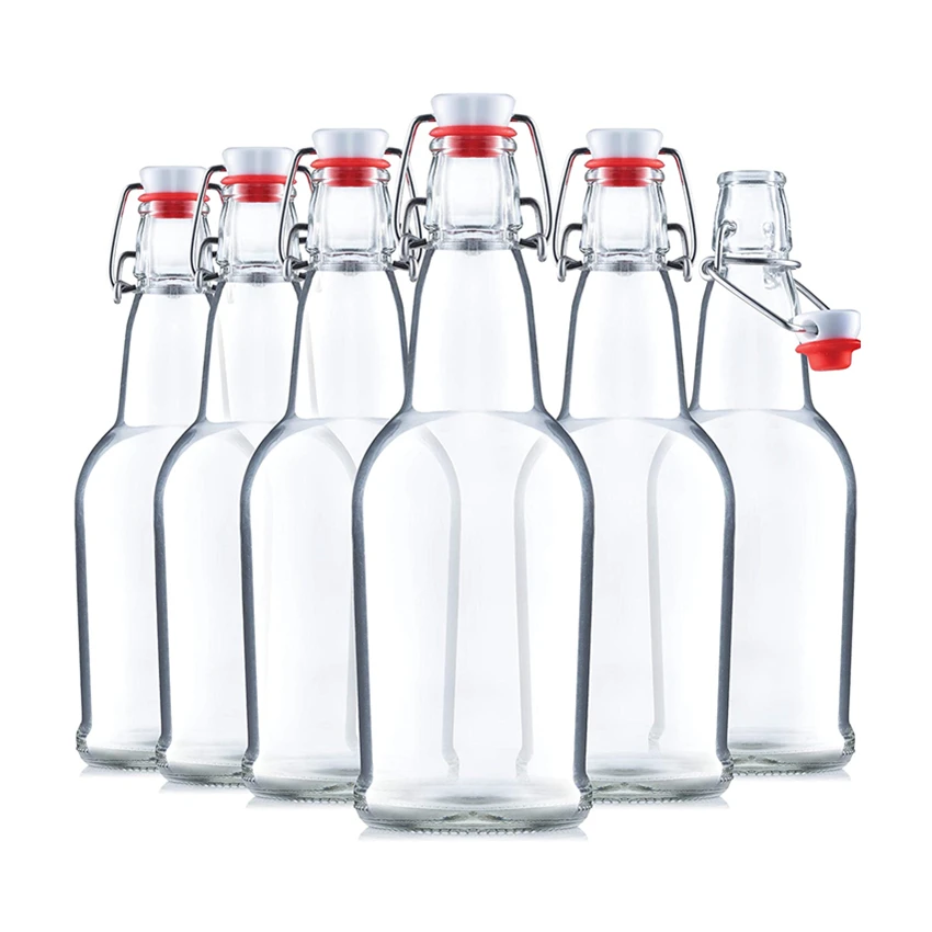 12.5 Oz. Swing Top Glass Bottle