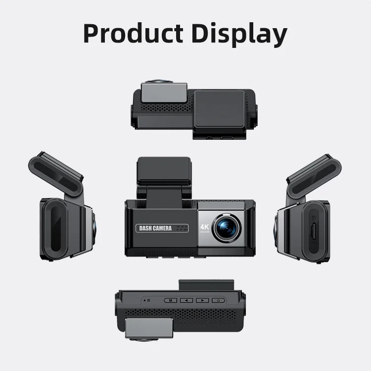 4K+2K 2 Channel Dash Cam 170° WiFi GPS Front /back 2160P+1440P Two-Way Car Camera Night Emergency Lock Park for High Efficient supplier