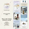 C Snowy Mountain Town-white