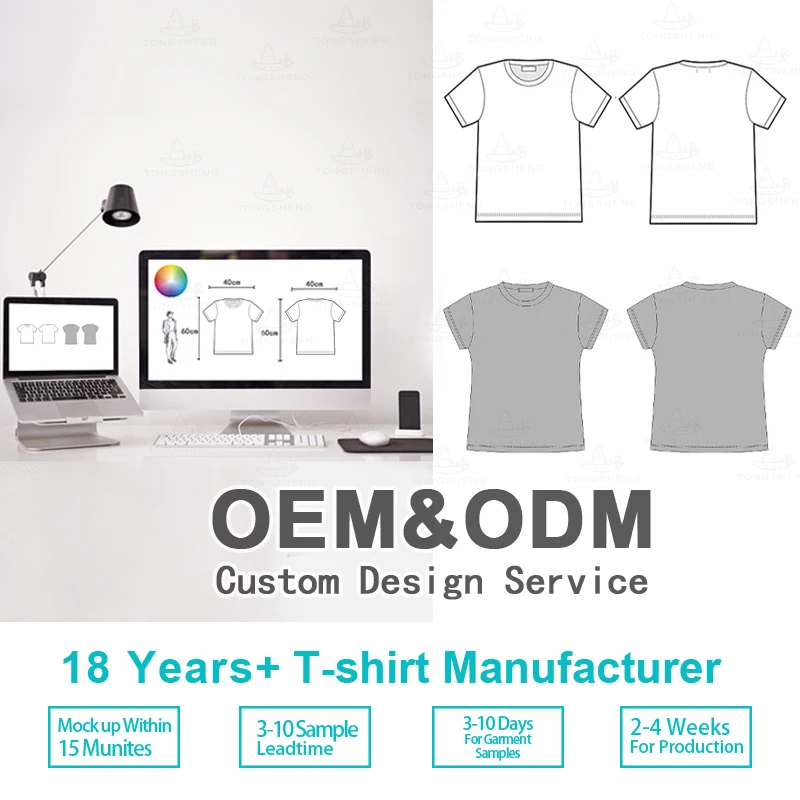 Custom Screen Print Anime Stone Washed T Shirt Cotton Blank Black Vintage Acid Wash 300gsm 280 Gsm Tee t Shirt for Men