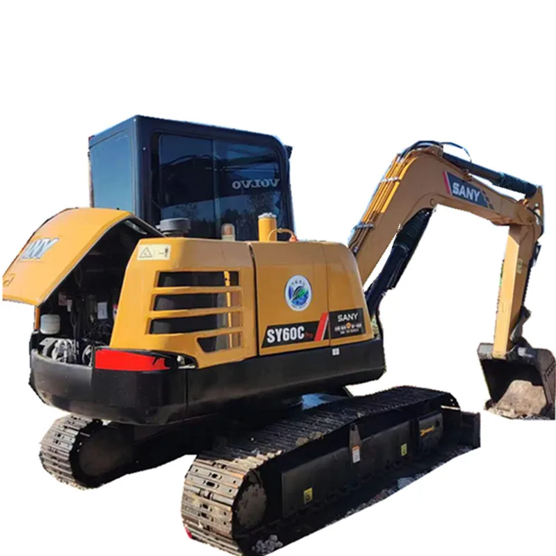 Sany60 Used 6ton Hydraulic Crawler Mini Backhoe Excavator In China Used 