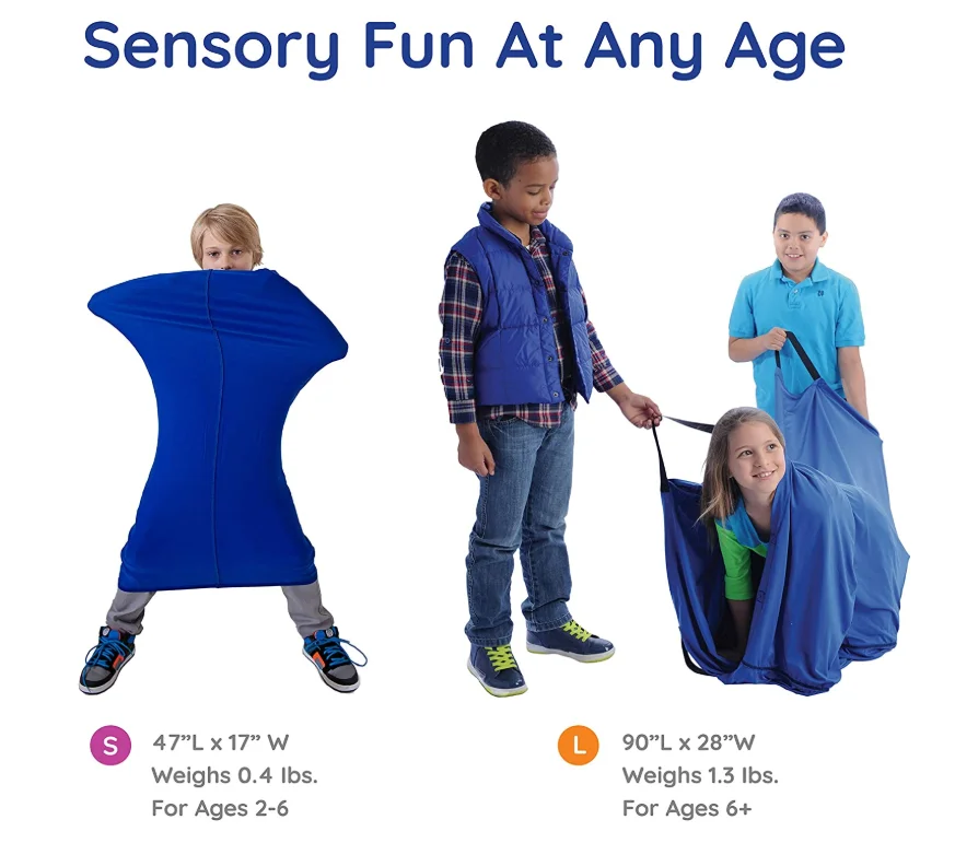 Прочный сенсорный туннель для ползания и спокойствия детей с особыми нуждами детский игровой помогает в координации снятии