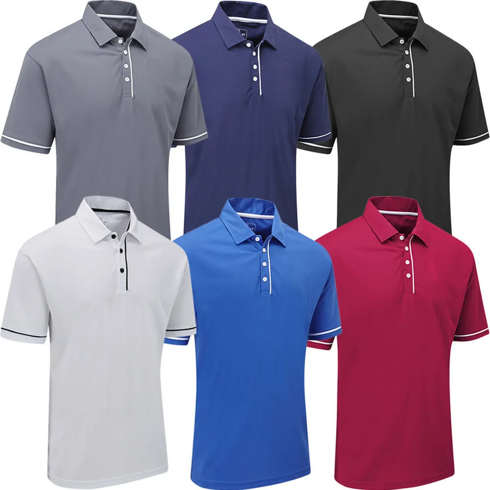 solid color polo shirts