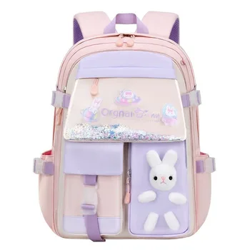 Hot Sale Wholesale 2024 girls female large capacity School bags for paimery school students children's bags factory direct sales