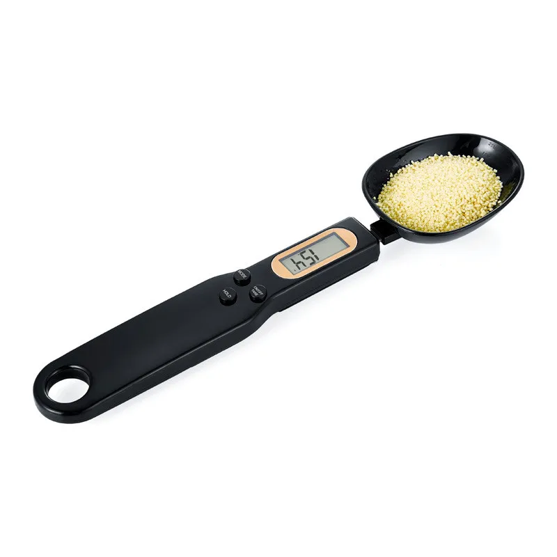 500g/0.1g Portable LCD Digital Kitchen Scale Measuring Spoon Coffee Sugar  Gram Electronic Spoon Weight Volumn Food Scale