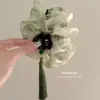 Fermaglio per capelli a nuvola - nappina verde
