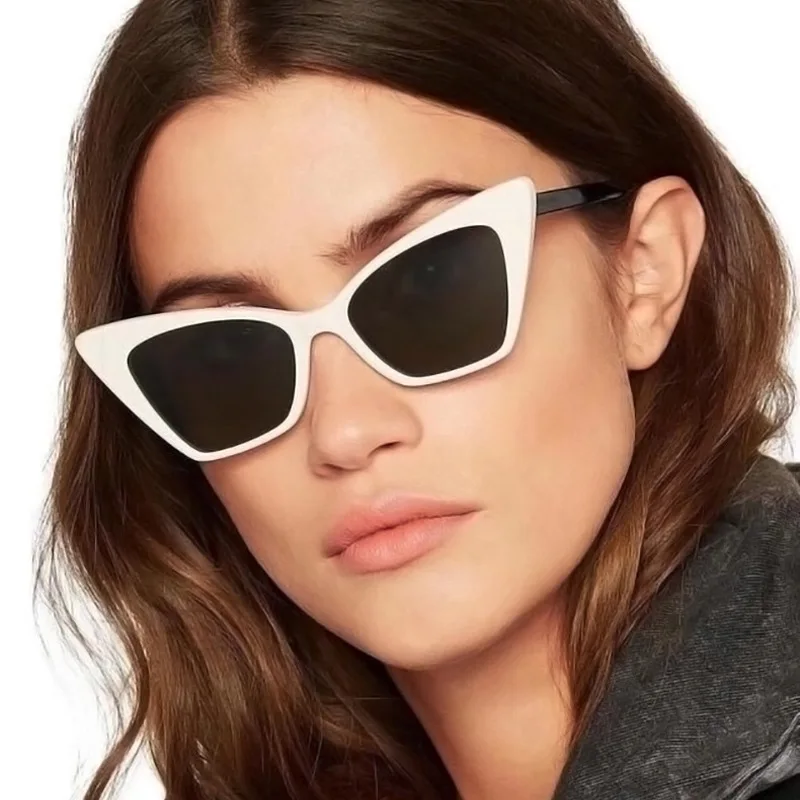 Retro Women Cat Eye Sunglasses Vintage Shades Oversized Designer Glasses Eyewear 