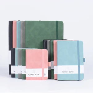 British Hot-selling Spot PU Surface 3 Sizes Morandi 8 Colors Multi-specification Notebook Business Meeting Student Classroom