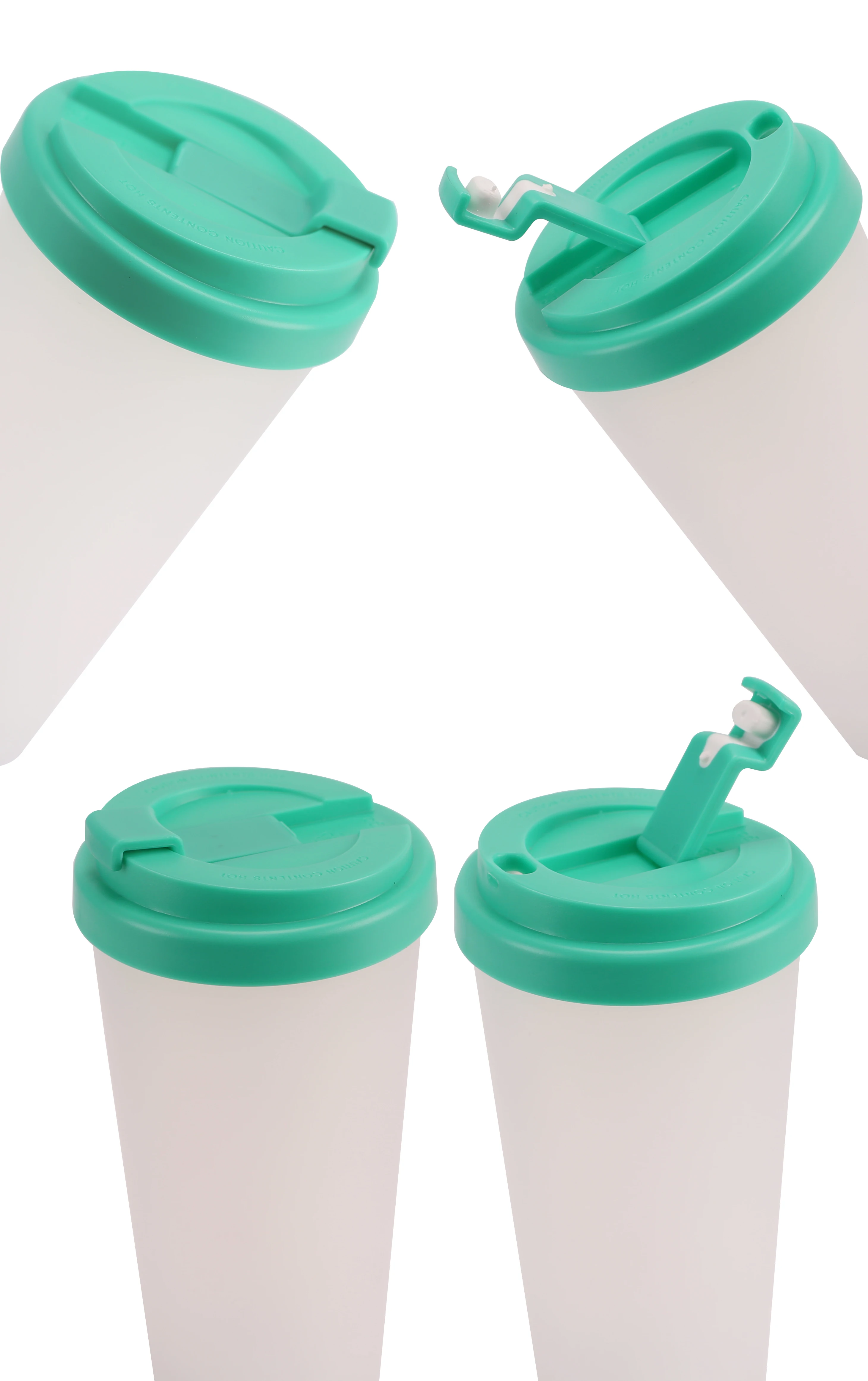 Недорогая дорожная многоразовая кофейная чашка без бисфенола А с откидной крышкой 16 унций оптом